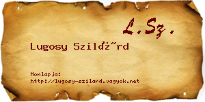 Lugosy Szilárd névjegykártya